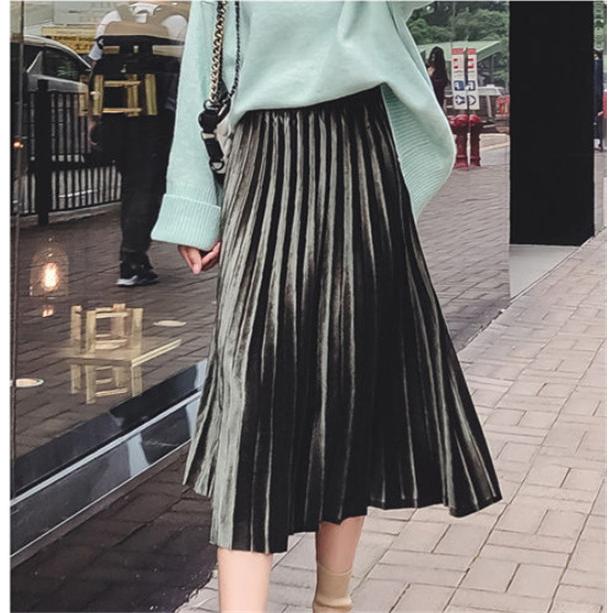 激安 プリーツスカート ベロアスカート ロングスカート レディース マキシスカート フレア ロング丈 ウエストゴム Aライン ハイウエスト おしゃれ 03sepvbzcq04 協和屋 通販 Yahoo ショッピング