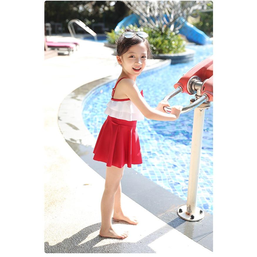 子供服 水着 キッズ ワンピース 女の子 おしゃれ パンツ 2点セット可愛い スイミング スイムウェア キッズ 水泳用品 フリルスカート 13jul19byy07 協和屋 通販 Yahoo ショッピング