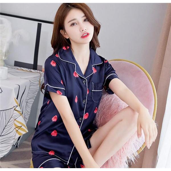 パジャマ ルームウェア レディース 春夏 前開きシャツパジャマ 半袖 韓国風 花柄 上下セット 部屋着 寝巻き女性 可愛い 18jun05vsy02 協和屋 通販 Yahoo ショッピング