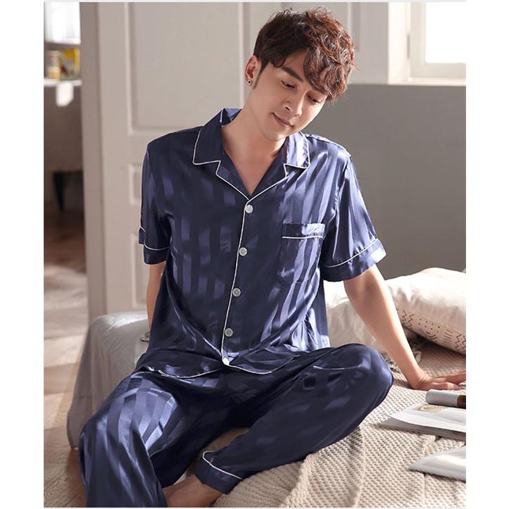 パジャマ メンズパジャマ 男性用パジャマ 高級 シルクパジャマ 絹 上下セット ルームウェア 夏 寝巻き 贈り物 父の日 プレゼント 18may03fqj07 協和屋 通販 Yahoo ショッピング