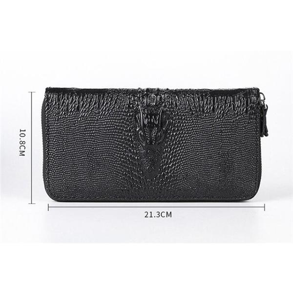激安 長財布 メンズ 財布 クロコ型押し ラウンドファスナー 鰐 激安 長財布 メンズ 財布 クロコ型押し ラウンドファスナー 鰐