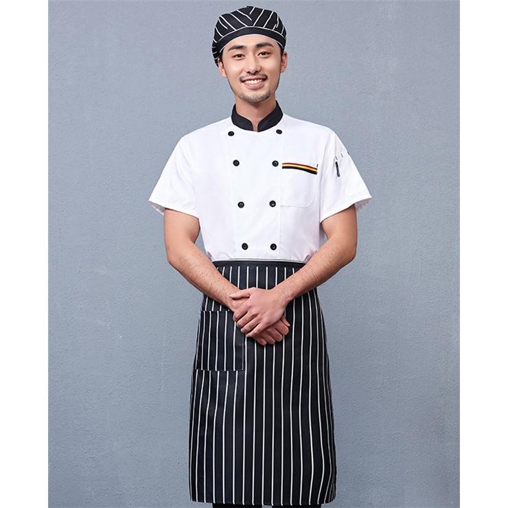 コックコート 半袖 長袖 コック服 セット メンズ トップス エプロン 帽子 制服 白衣 パン屋 ケーキ屋 コックウェア レディース 飲食店 カフェ レストラン 19jun03csf03 協和屋 通販 Yahoo ショッピング