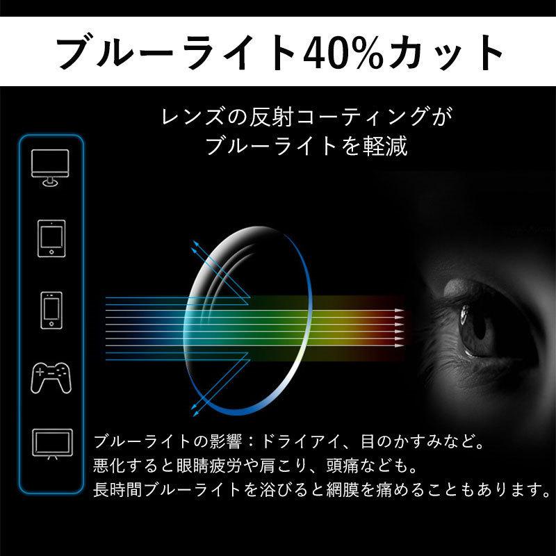 送料無料 遠近両用メガネ ブルーライトカット 老眼鏡 おしゃれ ピントグラス レンズ シニアグラス 累進 軽量 レディース メンズ｜kyouwaya｜04