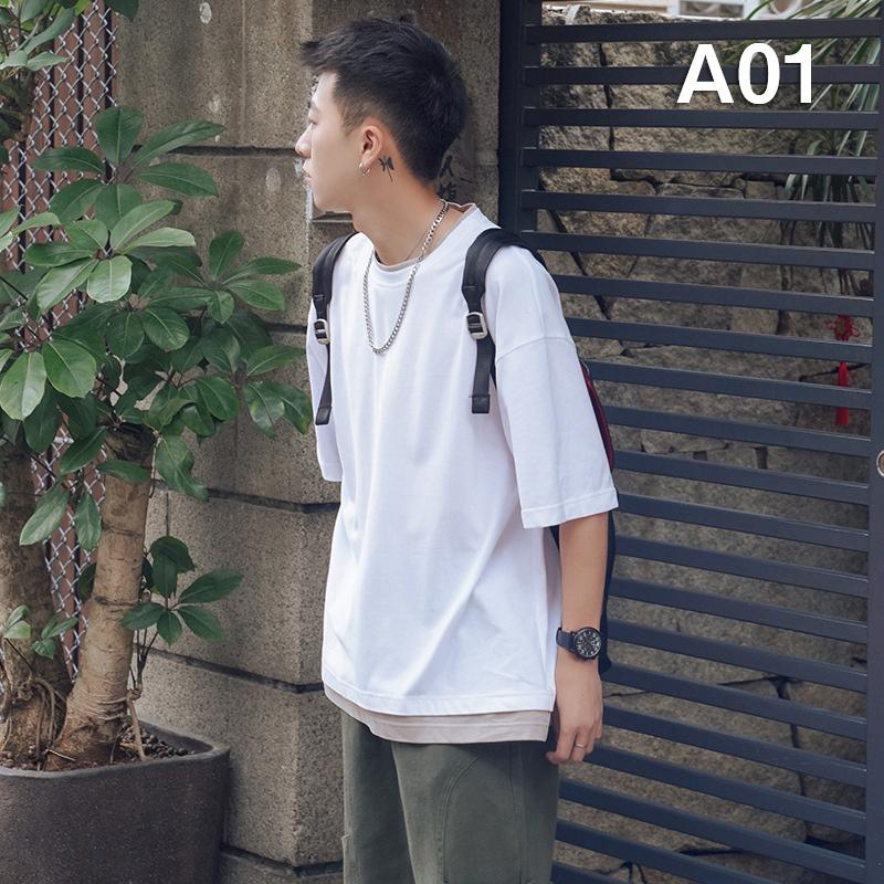 送料無料 Tシャツ メンズ 半袖 レイヤード風 ゆったり 春夏 韓国 ファッション 楽ちん ビッグシルエット 無地 おしゃれ オルチャン コットン 28may21ndxs01 協和屋 通販 Yahoo ショッピング