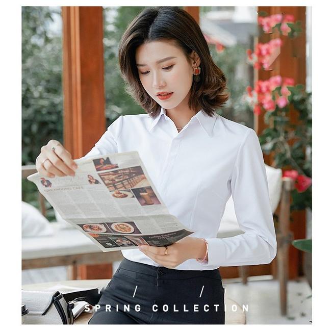 送料無料 シャツ ブラウス レディース オフィス フォーマル 長袖 隠しボタン シャツ ビジネス Ol 制服 白シャツ チェックシャツ シンプル 通勤 30aprvcs02 協和屋 通販 Yahoo ショッピング