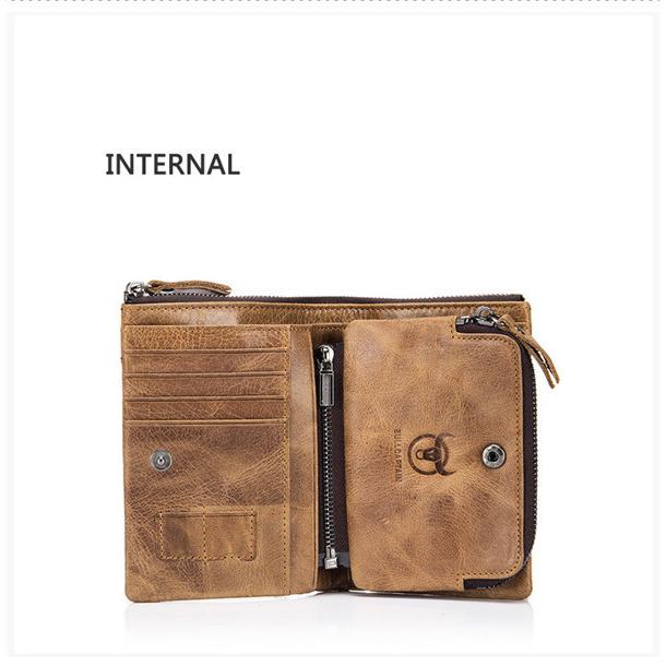 ２つ折り財布/小銭入れ付　牛革 二つ折り財布 牛本革 スキミング防止 BOX型小銭入れ レディース