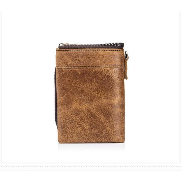 ２つ折り財布/小銭入れ付　牛革 即納 財布 メンズ 本革 レトロ風 二つ折り 牛革 カード入れ 小銭