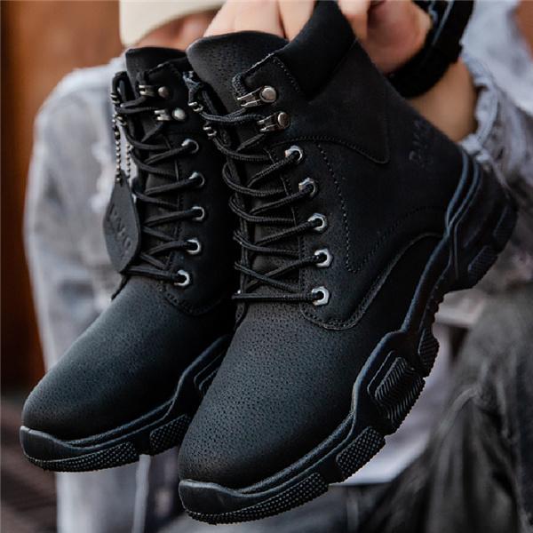 編み上げブーツ ショートブーツ メンズ ワークブーツ 紳士靴 エンジニア 仕事靴 かっこいい 暖かい 最大64 オフ 秋冬 幅広 レースアップ おしゃれ アウトドア