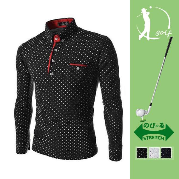 長袖tシャツ ポロシャツ メンズ トップス ゴルフウェア 秋冬 紳士服 シンプル カジュアル 吸汗速乾 大きいサイズ おしゃれ スポーツ 伸縮 21特集