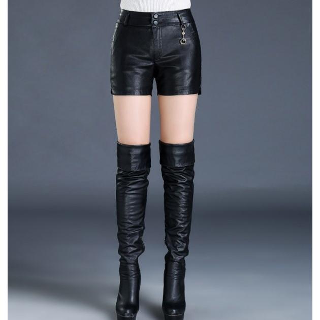 フェイクレザーショートパンツ レディース Pu皮革短パン ショーパン ショートパンツ Pu レザー短パン セクシー Xpyi 協和屋 通販 Yahoo ショッピング