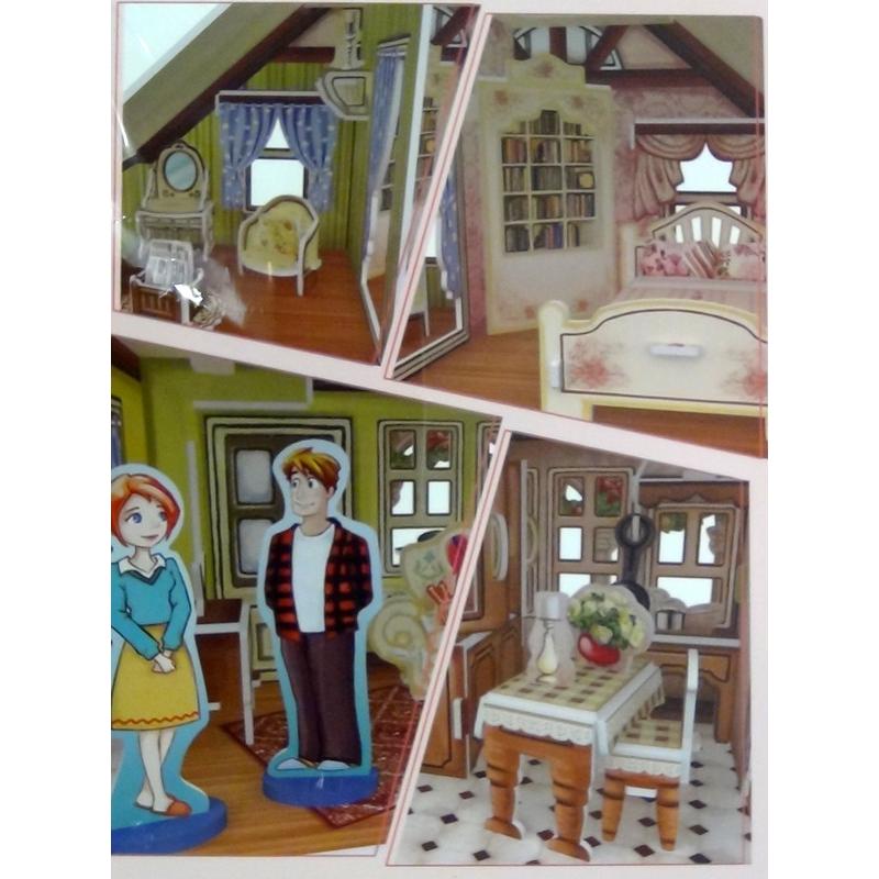 3Dパズル　Alice's Home『アリスのクリスマスハウス』｜kyouzai-j｜03