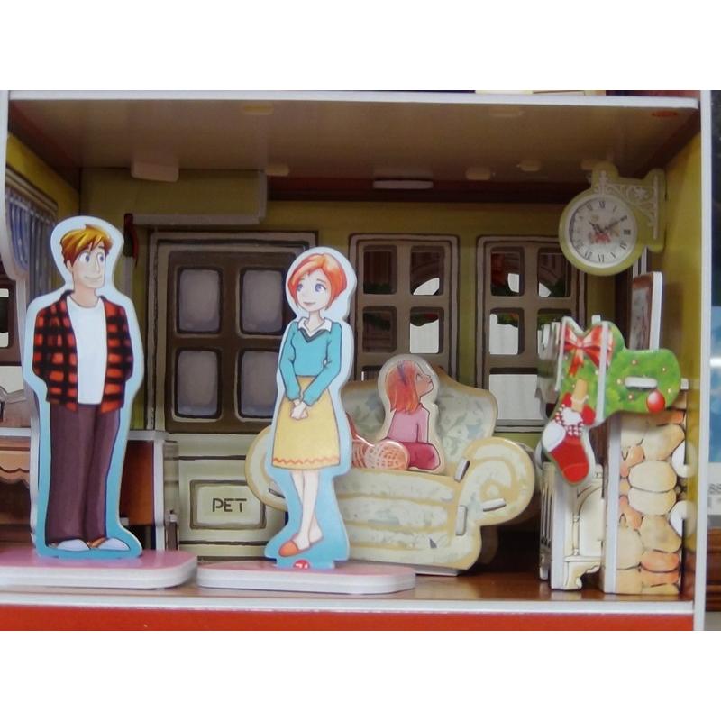 3Dパズル　Alice's Home『アリスのクリスマスハウス』｜kyouzai-j｜04
