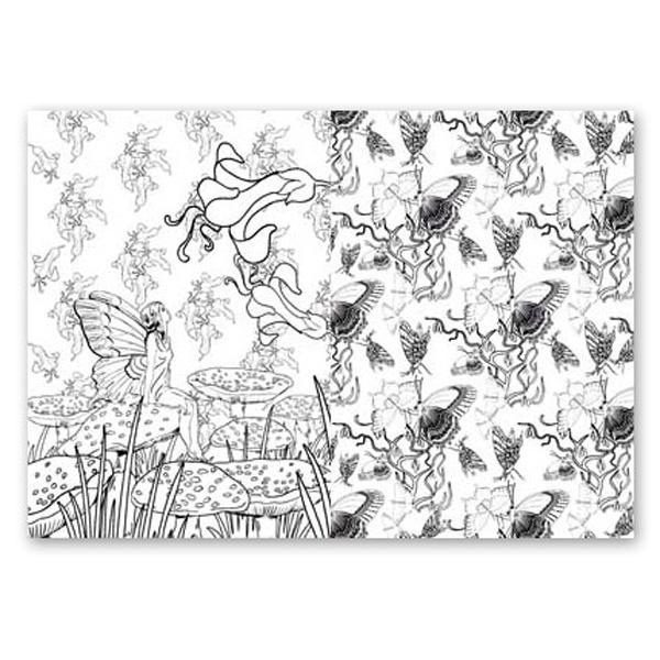 大人の塗り絵 コロリアージュ『魅惑の森』 : 教材自立共和国ヤフー