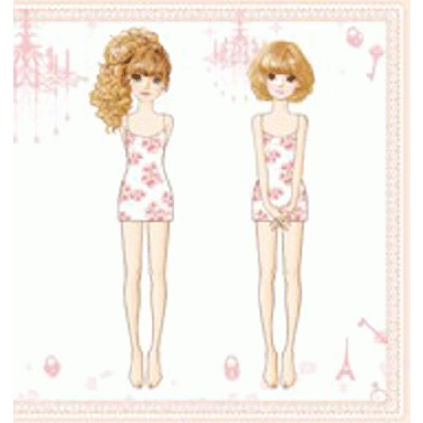 教材　おもしろ教材　ワーククリエイトシリーズ　おしゃれノート LIZ LISA　“リズリサ”（コクヨのえほん） |  | 01