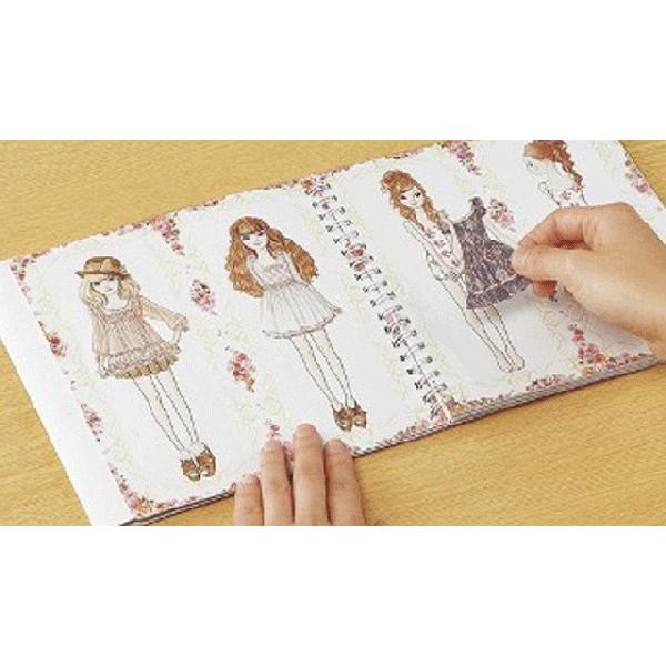 教材　おもしろ教材　ワーククリエイトシリーズ　おしゃれノート LIZ LISA　“リズリサ”（コクヨのえほん） |  | 03