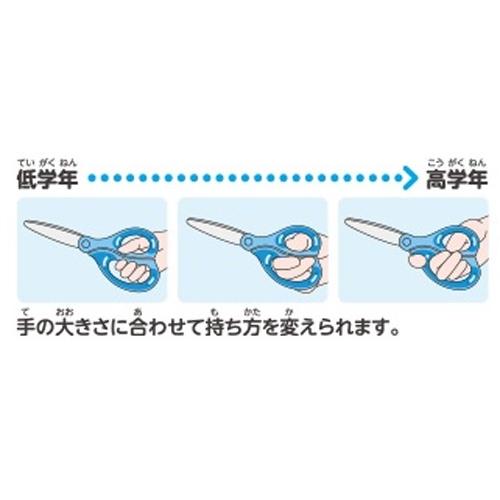 工作 ハサミ エアロフィットサクサキッズ グルーレス刃 ハサーｐ270ｂ ブルー Koku 6724 8032 教材自立共和国ヤフーショップ 通販 Yahoo ショッピング