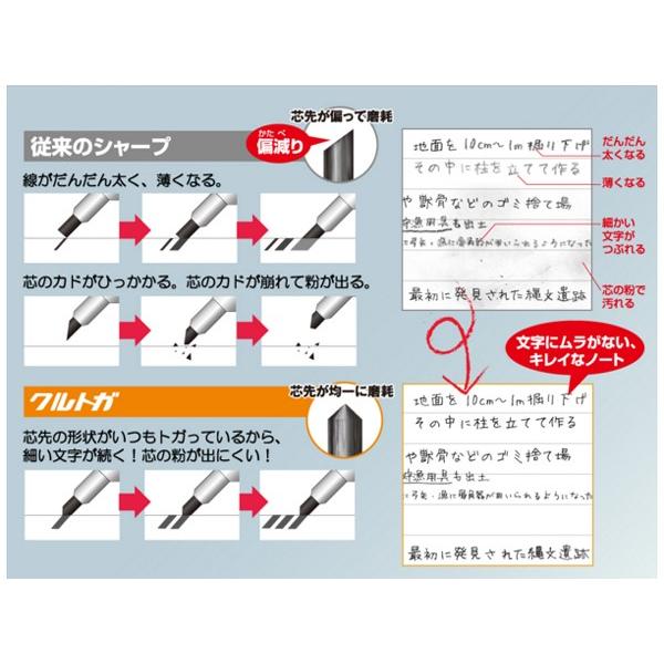 シャープペン　三菱クルトガスタンダードモデル　0.5　（ベビーピンク）｜kyouzai-j｜04