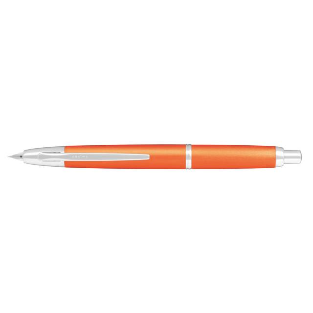 PILOT CAPLESS decimo 20colors Orange 字幅F Pilot Capless Vanishing Point Decimo 20 Orange Fountain Pen