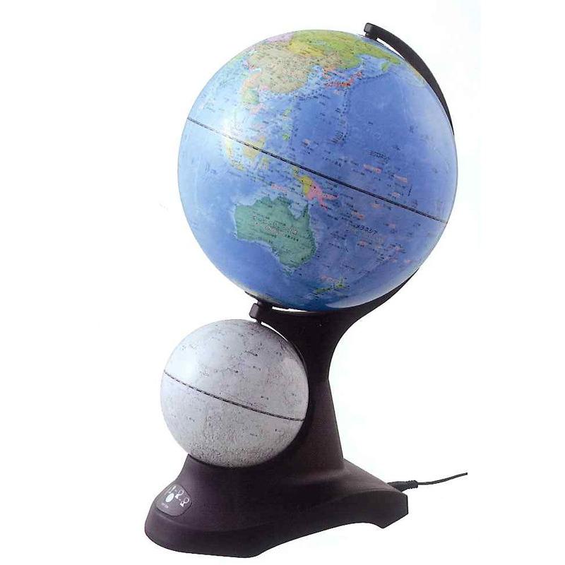 品名\r ライト付き二球儀 地球儀/天球儀/月球儀 ライト付き二球儀（地球儀/天球儀/月球儀） : 教材自立共和国ヤフー