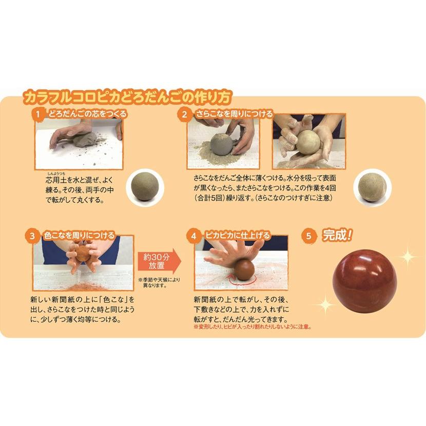 カラフルコロピカどろだんご制作キット : 教材自立共和国ヤフー