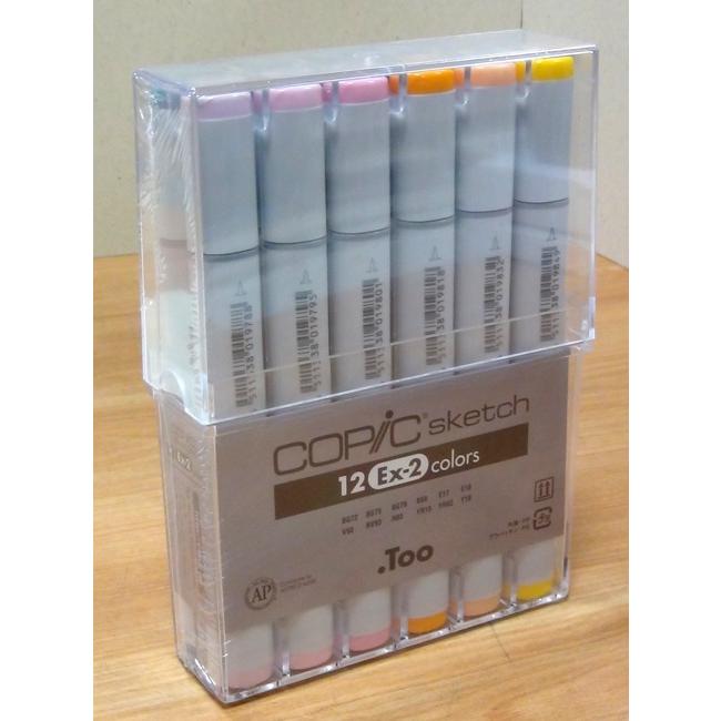 スケッチ コピック 12 色 Too コピック スケッチ 12色 EX-6セット Too
