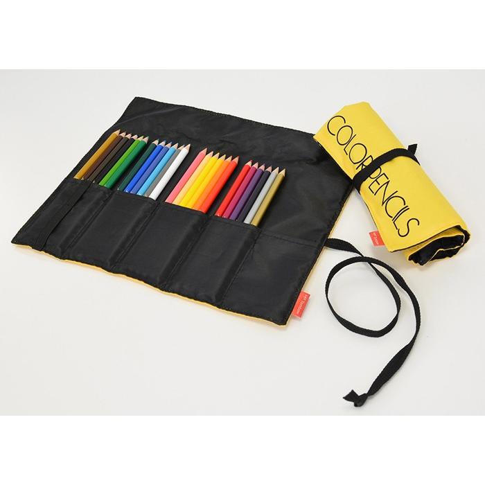 トンボ鉛筆　布製ロールケース入色鉛筆24色NQ　CR-NQ24C | トンボ鉛筆 | 02