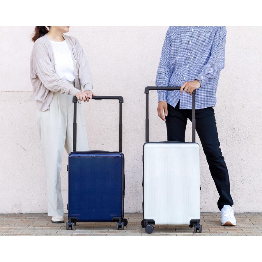 スーツケース TRAVELIST 正規品 ワイドハンドル Mサイズ フットストッパー フック付き 拡張機能 軽量 静音 中型 キャリーケース TSAロック メーカー直販 1年保証_7
