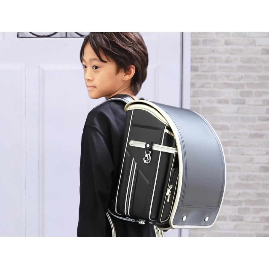 ランドセル 男の子 ふわりぃ スーパーフラッシュ 2027年度新作 A4フラットファイル タブレット チェストベルト 軽量 反射 大容量 強い 6年保証  日本製 正規品の画像