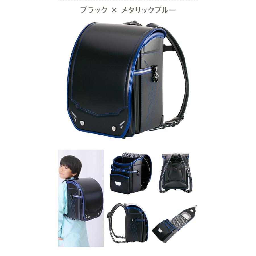 【値下げ】ふわりぃ　グランコンパクト　ランドセル　オーダー品　新品未使用 グランコンパクト Wow!!】2026 男の子 ブラック×ゴールド | 大