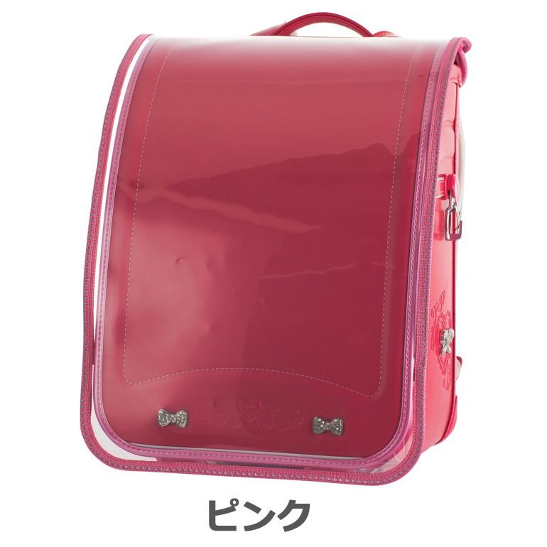 ②未使用フワリ ランドセルCOLORDP赤　カーマイン×パールピンク 赤（レッド）の女の子に人気のランドセル ｜ 【ふわりぃランドセル