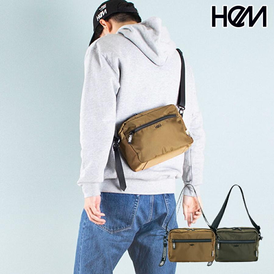 HeM（ヘム） メッセンジャーバッグ ウエストバッグ ミニショルダー
