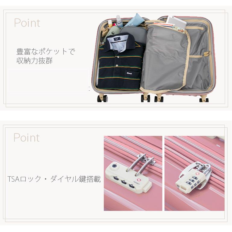 actus color's 前開きスーツケース Mサイズ トップオープン TSA actus color's 前開きスーツケース Mサイズ トップオープン TSA