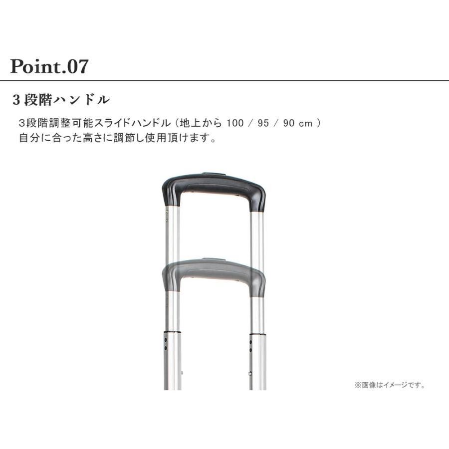 スーツケース 機内持込 小型 SSサイズ フロントオープン ストッパー付 レスト TSAロック ブレーキ キャスター 日乃本社製Lisof トラベリスト キャリーケース｜kyowa-bag｜10