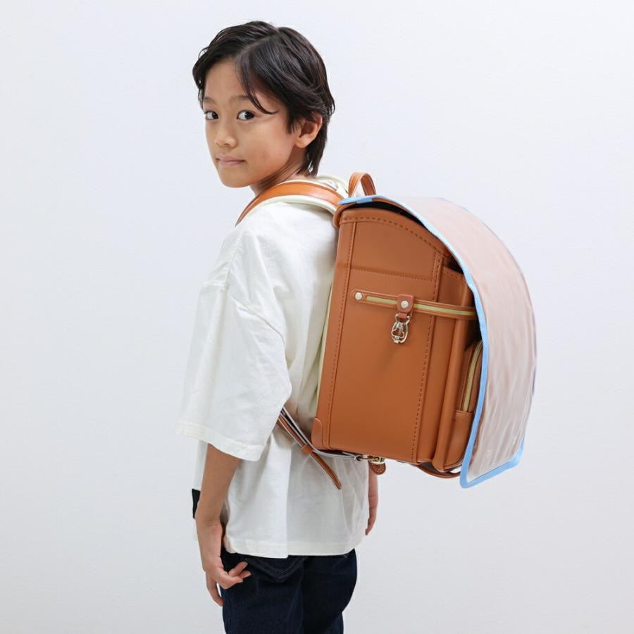 ふわりぃ ランドセルカバー 透明 保護 フリーサイズ 小学生 レイン