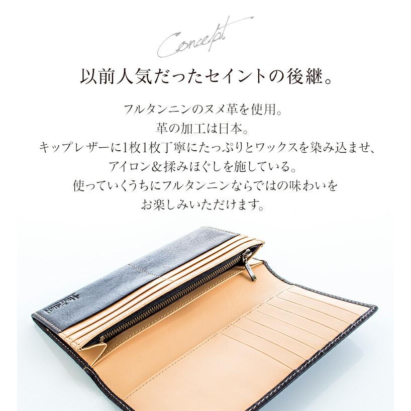 HIDEO WAKAMATSU（ヒデオワカマツ） 財布 メンズ 牛革 長財布 セイント