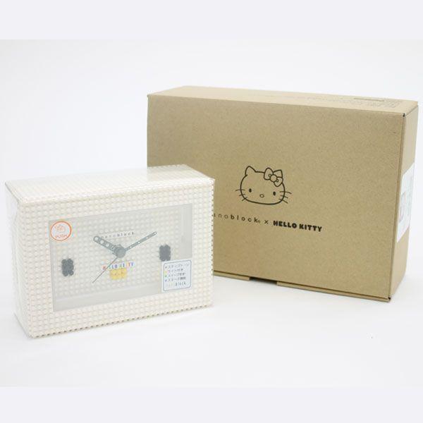 nanoblock Hello Kitty ハローキティ コラボ 目覚まし時計 デコれる