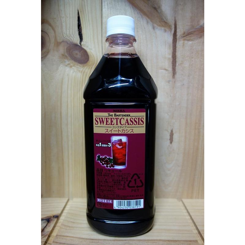 愛用 アサヒ ニッカ ザ バーテンダー スイートカシス 1800ml 1.8L アサヒ ザ バーテンダー スイートカシス 18度 ペットボトル 1800ml(1.8L) 6本 1ケース asahi 国産 包装不可 他商品と同梱不可 クール便不可