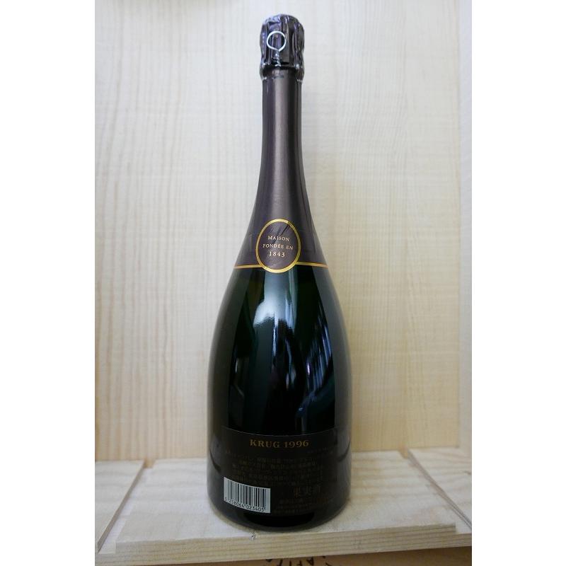 クリュッグ・ヴィンテージ 1996 化粧箱なし 正規品 750ml : 京家