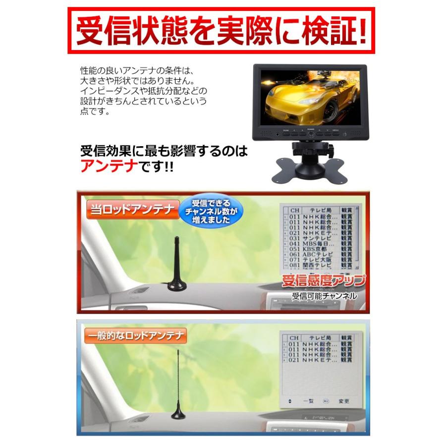 地デジ ワンセグ の電波が良くなる 高感度 ロッドアンテナ F型 地デジ ワンセグ の電波が良くなる 高感度 ロッドアンテナ F型
