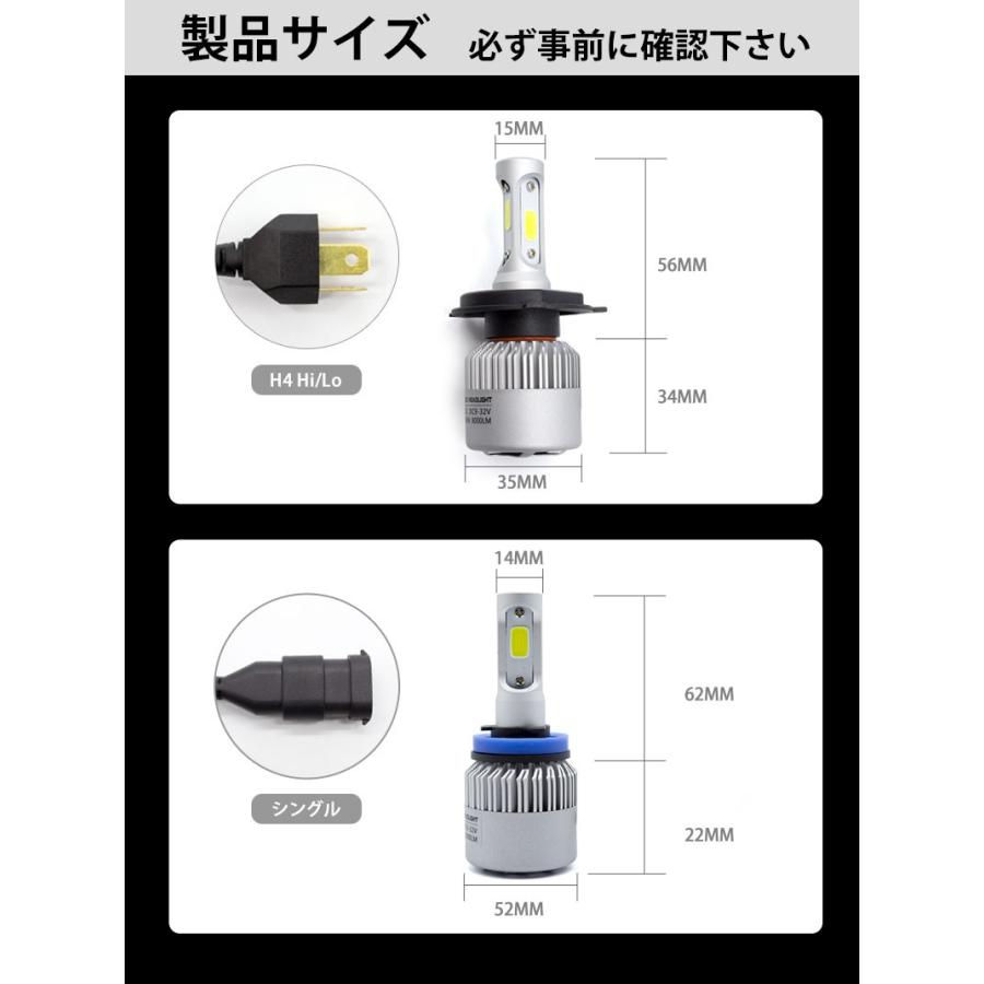 LED ヘッドライト フォグランプ ファン H4 H8 H11 HB3 HB4 4000Lm 防水 12V 24V 日本語 説明書｜kyplaza634s｜05