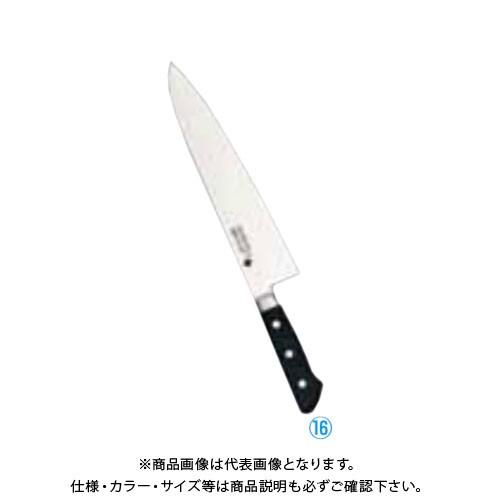 TKG 遠藤商事 堺實光 プレミアムマスターII(ツバ付) 牛刀 21cm AZT8102 7-0291-1602