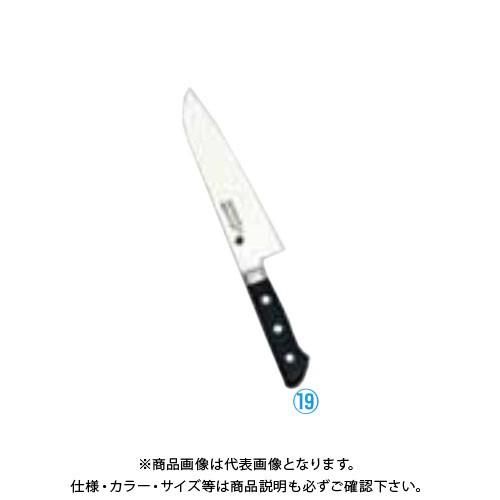 TKG 遠藤商事 堺實光 プレミアムマスターII(ツバ付) 三徳 18cm AZT8501 7-0291-1901