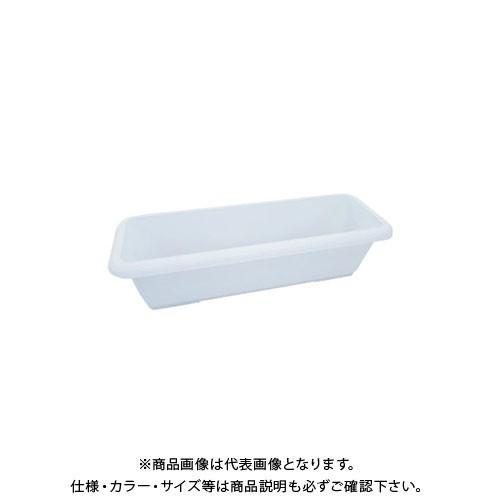 (送料別途)(直送品)安全興業 AZプランター650 ホワイト (スノコ付) 655×240×180mm 13L (30入)