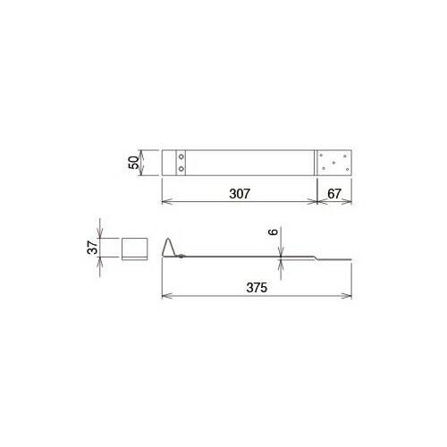 スワロー工業　D415　304ステン　(50入)　0105135　グリーン　小型　三角コロニアル雪止　先付