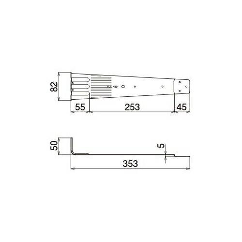 スワロー工業　S100　304ステン　生地　(100入)　0108500　スーパー新型コロニアル雪止