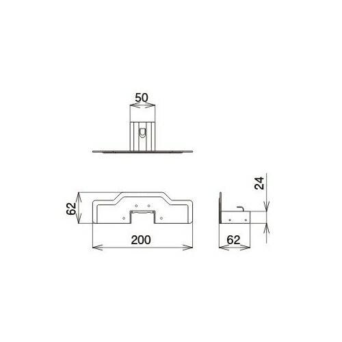 スワロー工業　D340　ドブ　真木用雪止　(50入)　1.2×1.3　L200　黒色　0175400