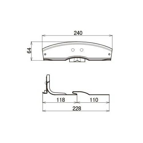 ランキング1位メーカー包装済 アイビス 通販 スワロー工業 S60 W240 その他建築素材 Kys W240 ブラック 素材 30入 Kanamonoyasan 304ステン その他建築素材