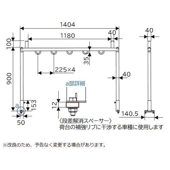 送料別途 直送品 軽トラ用馬台 けいま 軽馬 ミツル mizruの画像