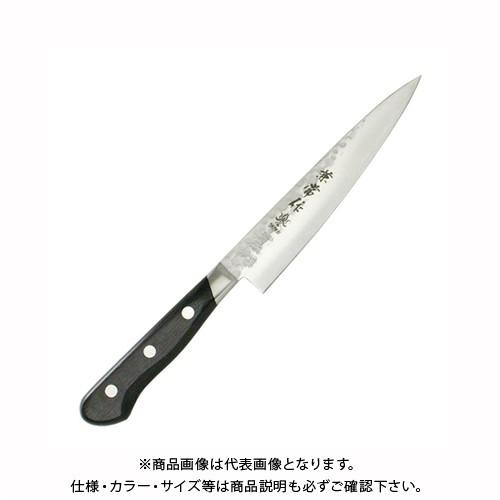 (受注生産)関兼常 YH-3000シリーズ 兼常作 青紙 鍛造 槌目梨地 口金付黒合板柄 ペティ KC-924