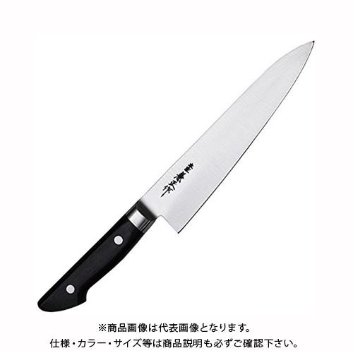 KC-706 関兼常 源兼正 口金付 黒合板柄 牛刀 全長470×刃